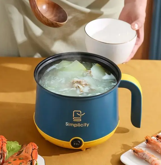 Simplicity Double Layer Cooker 1.8L Nonstick Multifunction Hot Pot
